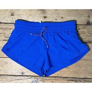 Lorna Jane Ultimate Run Shorts Size Small Cobalt Blue Authentic Lined